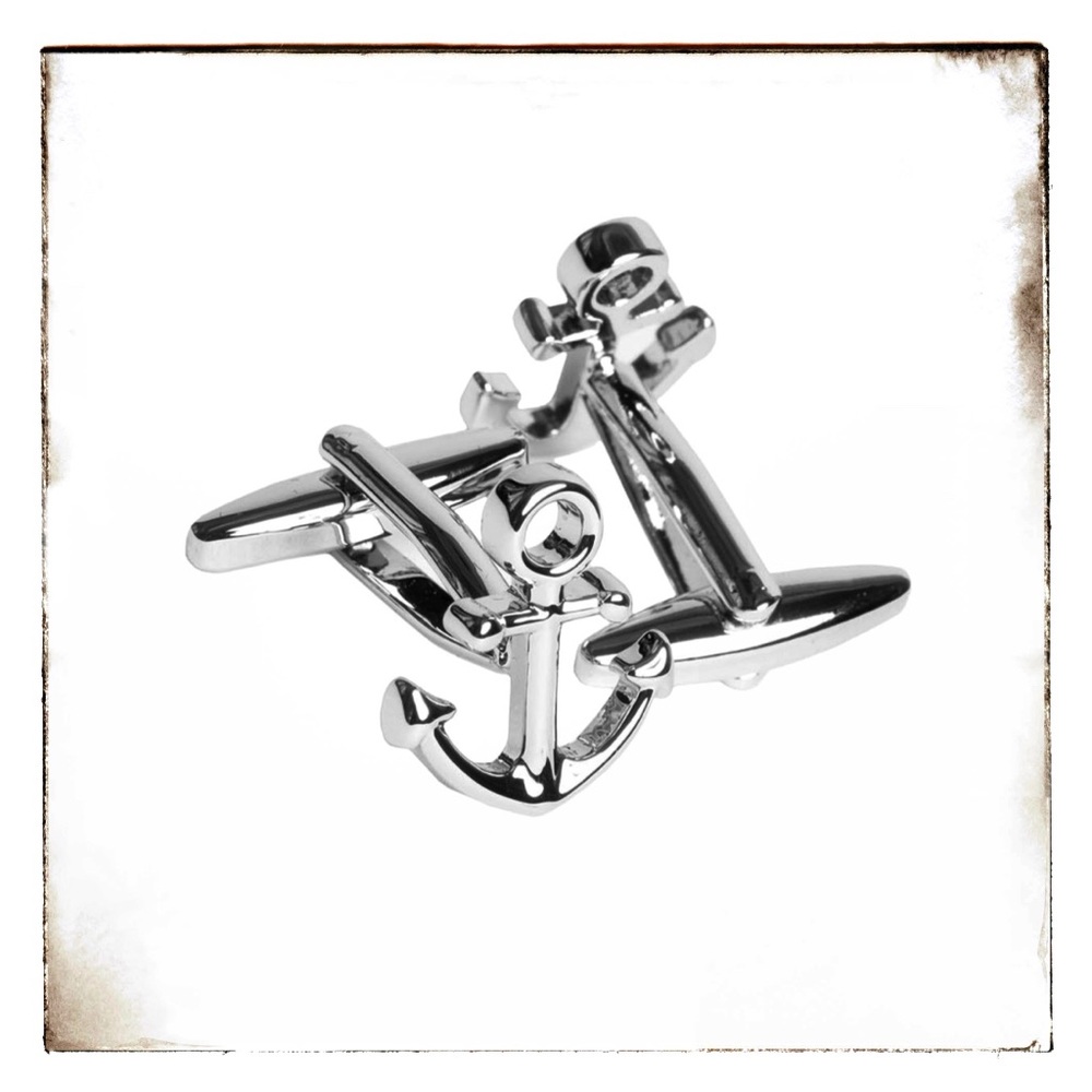 Weekend Casual Anchor Cuff Links